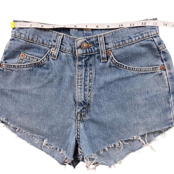 Vintage Levi’s 10965 USA Made Denim Cutoff Shorts - Picture 9 of 17
